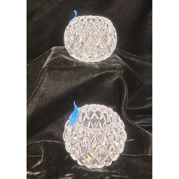 Vintage PartyLite Rockport Crystal Votive Candle Holders, set of 2 - Picture 13 of 16